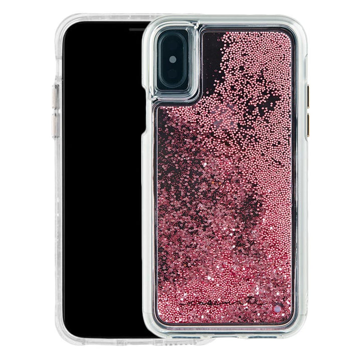 IPHONE XS/X CASEMATE WATERFALL GLITTER CASE - ROSE GOLD CM037708 Casemate