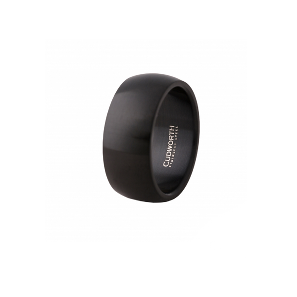 Buy online & save Brushed IP Black Steel Ring |Cudworth |BEON.COM.AU Stainless Steel Ring by Cudworth features:- Brushed finish black band with Stainless Steel base- Smooth and polished inner for comfortable fit- 10 mm wide- Comes in official Cudworth gift pouch. Rings Cudworth at BEON.COM.AU