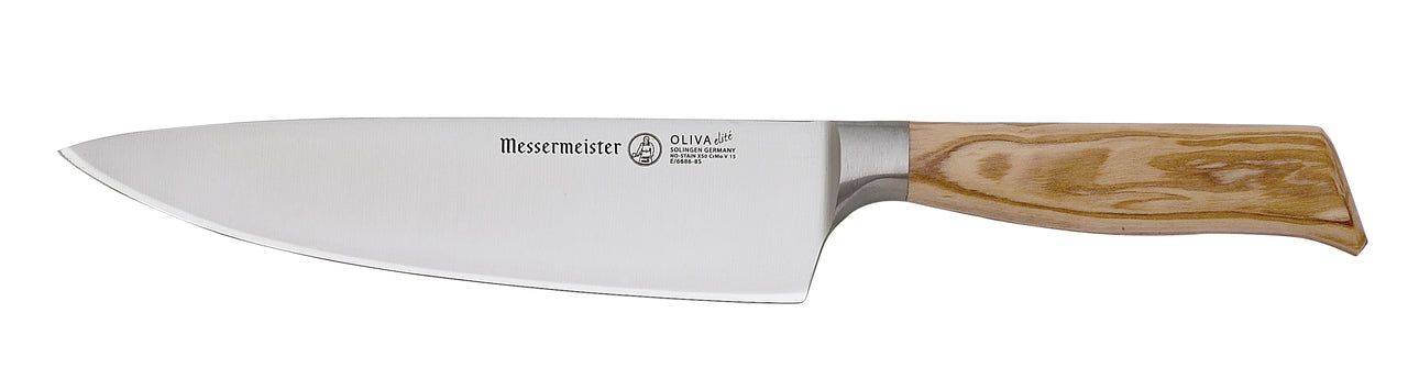 BEON.COM.AU Oliva Elité 3 Piece Trio Set The Messermeister Oliva Elité 3 Piece Trio Set consists of an 8 Inch Stealth Chef's Knife (E6686 8S), 3.5 Inch Spear Point Paring Knife (E6691 3) and 9 Inch Scalloped Bread Knife (E6699 9). These are the three most utilized knives in the kitchen! Features The Germ... Messermeister at BEON.COM.AU