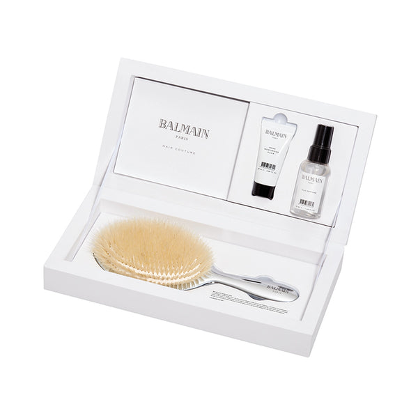 Buy Balmain Paris Silver Brush Set | Hair Care Sets | by Balmain Paris Hair Couture at BEON.COM.AU