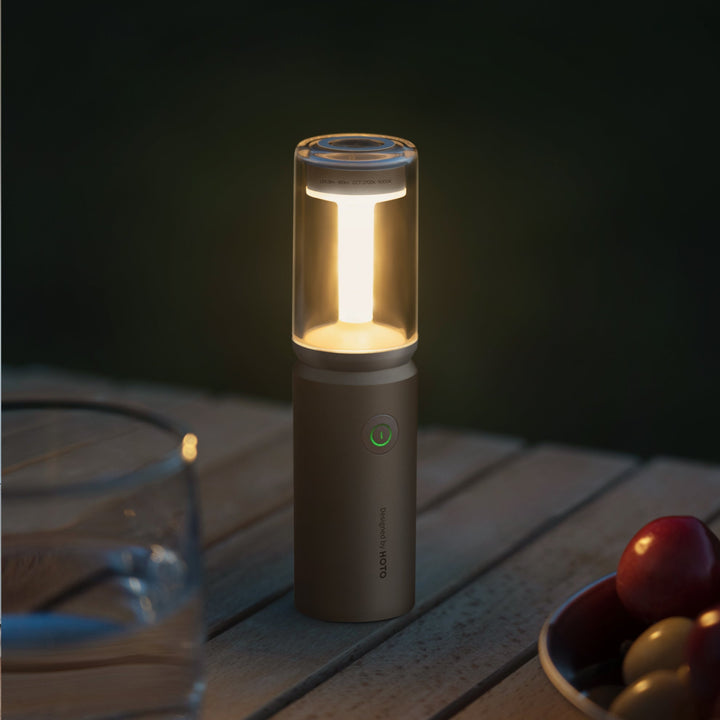 Camplight 3Pcs - 3 modes: camping light, ambient light, flashlight Magnetic detachable lampshadeHidden handle designIPX6 water resistance180 measured lumens3100 mAh lithium batteryUSB-C charging port | Camp Lights by HOTO