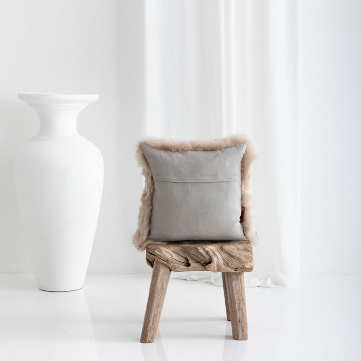 Buy and Save on The Hawkesbury Sheepskin Cushion - Nude Cushions | Add the premium Hawkesbury Sheepskin Cushion to your collection for a luxury hit of the softest all natural texture. Available in 2 sizes and an array of beautiful neutral hues, our sheeps