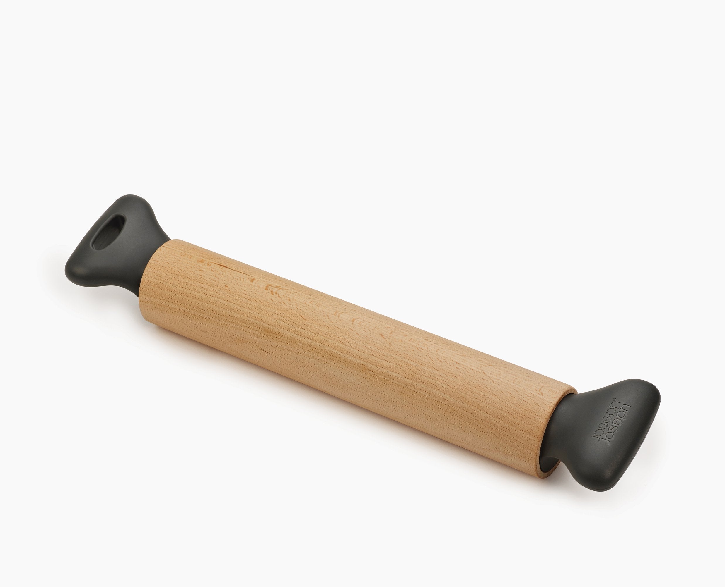 BEON.COM.AU  This unique rolling pin features wide, contoured handles that provide comfortable support for the hands and wrists whilst also preventing your knuckles from hitting the worktop as you roll.  Wide, contoured handles for a comfortable grip High clearance for knuckles when rolling Won’t accidentall... Joseph Joseph at BEON.COM.AU