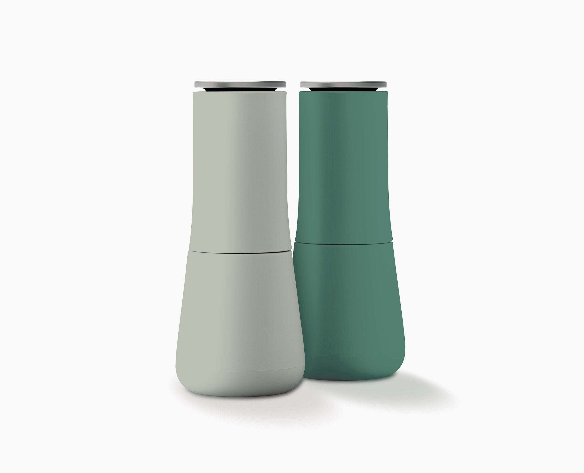 BEON.COM.AU  Create a statement piece on your counter top with our Milltop™ Salt & Pepper Mills now available in the hues of green of our Editions range. The clever design of these elegant salt and pepper mills means the grinding mechanism is at the top so any excess grounds fall back inside the unit rat... Joseph Joseph at BEON.COM.AU