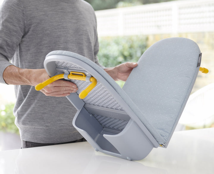Buy online & save Pocket Folding Ironing Board | BEON.COM.AU Product Details Ideal if you have limited storage space or just want to quickly iron one or two items, this condensed board takes ironing convenience to whole new level with its innovative design.  Compact folding design Integrated iron storage compartment Separate hanging hook included for easy ... Joseph Joseph at BEON.COM.AU