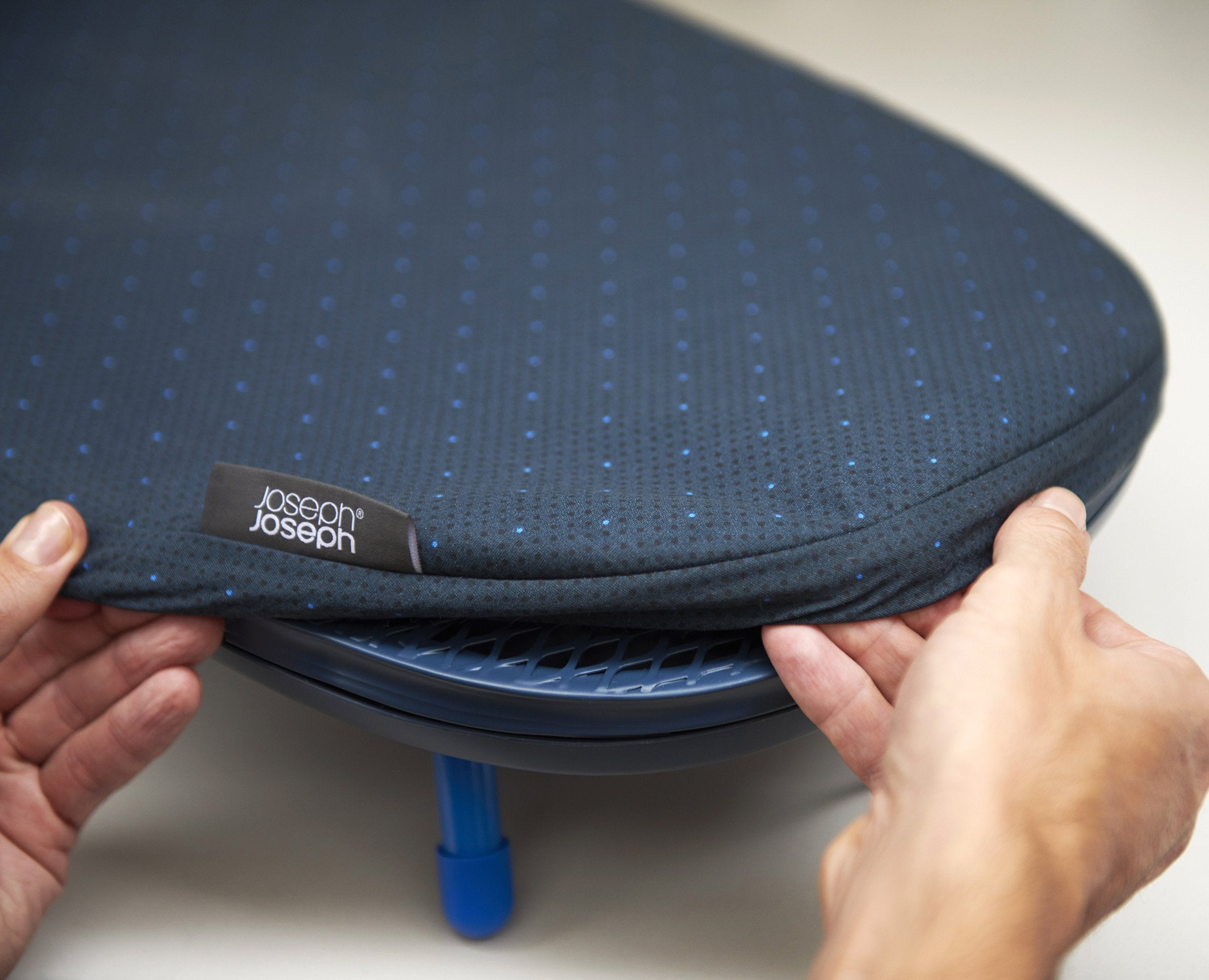 BEON.COM.AU Product Details Designed to cope with larger volumes of ironing or for use with steam generator irons, this condensed board takes ironing convenience to whole new level with its innovative design and advanced, multi-layer cover with DripLock™ Technology.  Compact folding design Integrated iron st... Joseph Joseph at BEON.COM.AU