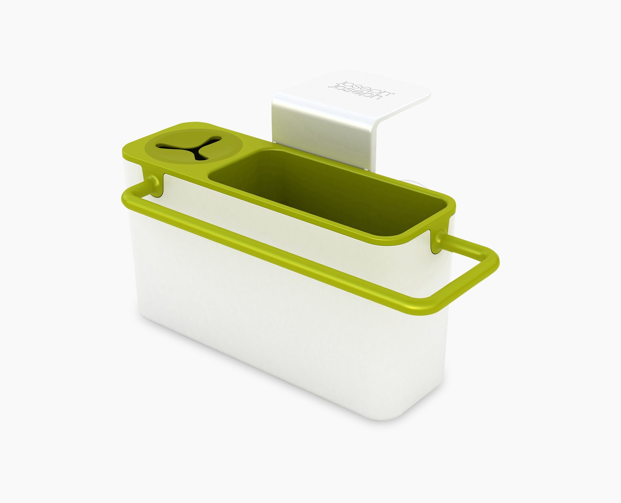 BEON.COM.AU  This design provides organised storage for a variety of washing-up equipment and, because it sits neatly inside the sink, any excess water or soap drains conveniently away.  Height adjustable storage unit for dish washing items Sits inside the sink to allow any excess water or soap to drain away... Joseph Joseph at BEON.COM.AU