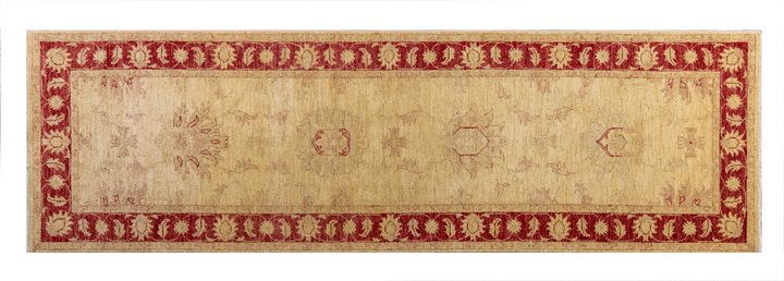 Buy Authentic Afghan Chobi Handmade Runner Runners made in Afghanistan at BEON | Size: Foundation: CottonPile: Handspun WoolShape: Rectangular Hand knotted and meticulously crafted by Afghan artisans in Afghanistan, this stunning Chobi runner is made out