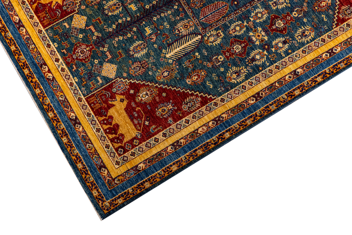 Buy Authentic Afghan Fine Chobi Afghan Rugs made in Afghanistan at BEON | Size: 170x242cmFoundation: CottonPile: Handspun WoolShape: Rectangular Hand knotted and meticulously crafted by Afghan artisans in Afghanistan, this stunning Chobi rug is made out o