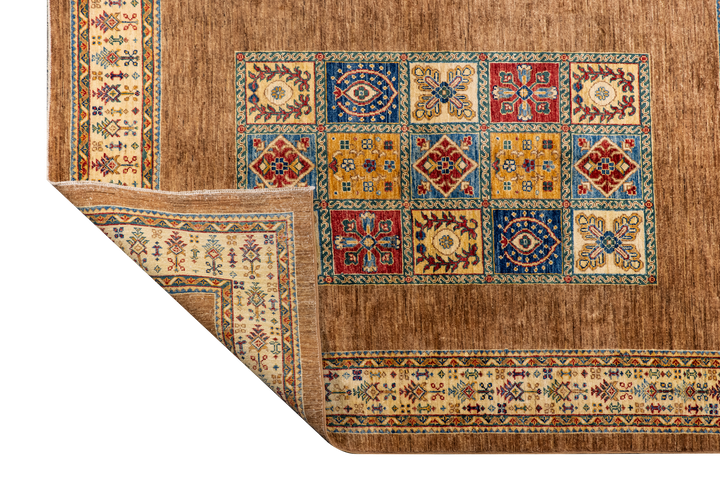 Buy Authentic Afghan Fine Chobi Afghan Rugs made in Afghanistan at BEON | Size: 150x201cmFoundation: CottonPile: Handspun WoolShape: Rectangular Hand knotted and meticulously crafted by Afghan artisans in Afghanistan, this stunning Chobi rug is made out o