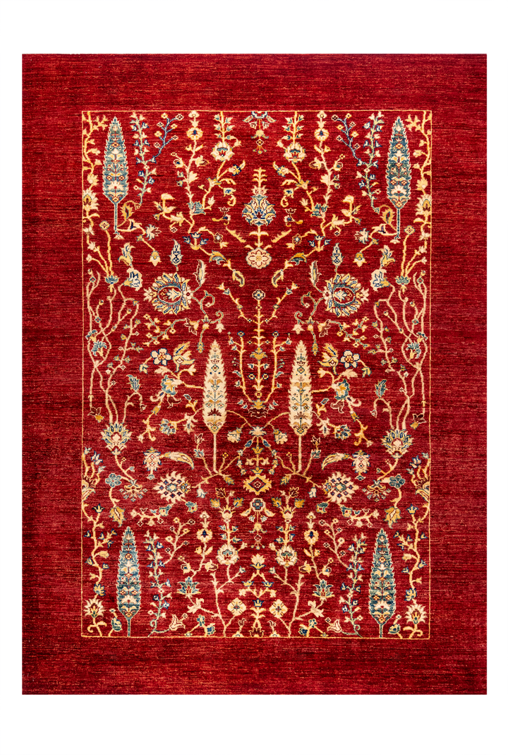 Buy Authentic Afghan Fine Ariana Chobi Afghan Rugs made in Afghanistan at BEON | Size: 172x224cmFoundation: CottonPile: Handspun WoolShape: Rectangular Hand knotted and meticulously crafted by Afghan artisans in Afghanistan, this stunning Ariana Chobi rug