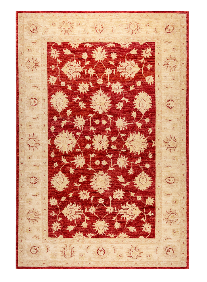 Buy Authentic Fine Afghan Chobi Afghan Rugs made in Afghanistan at BEON | Size: 166x252cmFoundation: CottonPile: Handspun WoolShape: Rectangular Hand knotted and meticulously crafted by Afghan artisans in Afghanistan, this stunning Chobi rug is made out o