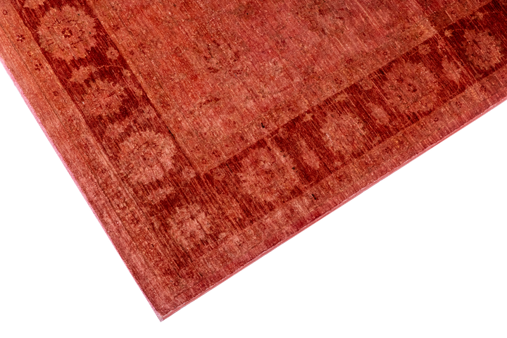 Buy Authentic Fine Afghan Overdyed Chobi Afghan Rugs made in Afghanistan at BEON | Size: 165x235cmFoundation: CottonPile: Handspun WoolShape: Rectangular This Chobi overdyed is a beautiful transitional rug in a muted distressed palette of soft red colours