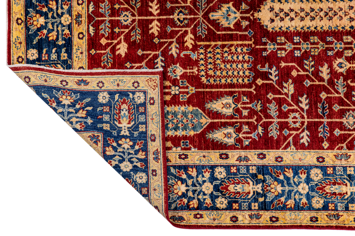 Buy Authentic Fine Afghan Chobi Afghan Rugs made in Afghanistan at BEON | Size: 168x256cmFoundation: CottonPile: Handspun WoolShape: Rectangular Hand knotted and meticulously crafted by Afghan artisans in Afghanistan, this stunning Chobi rug is made out o