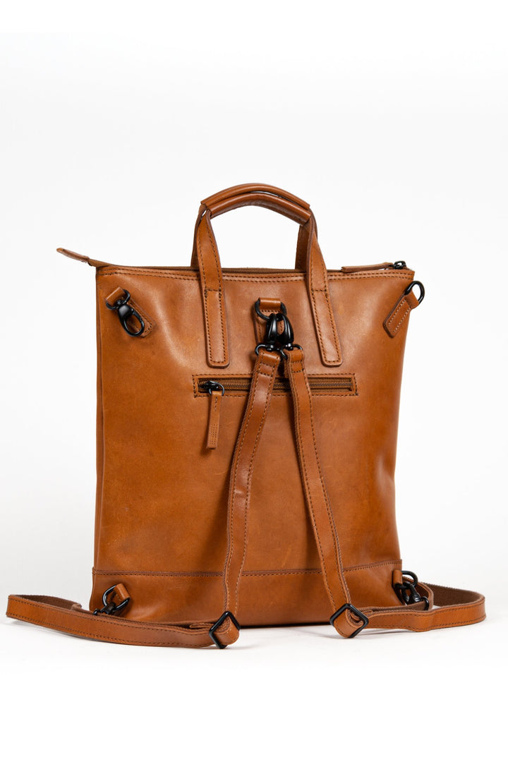 Buy online & save Futura X-Change Bag XS | Cognac |Jost |BEON.COM.AU The Jost Futura X-Change Small is a leather bag made in Europe from premium European leathers and fabrics. 3 in 1 bag that can be worn as a backpack, shoulder bag and handbag Made in smooth cowhide with pull-up effect Fits up to 13" laptop Closes with zipper Padded laptop compartment Small e... Jost at BEON.COM.AU