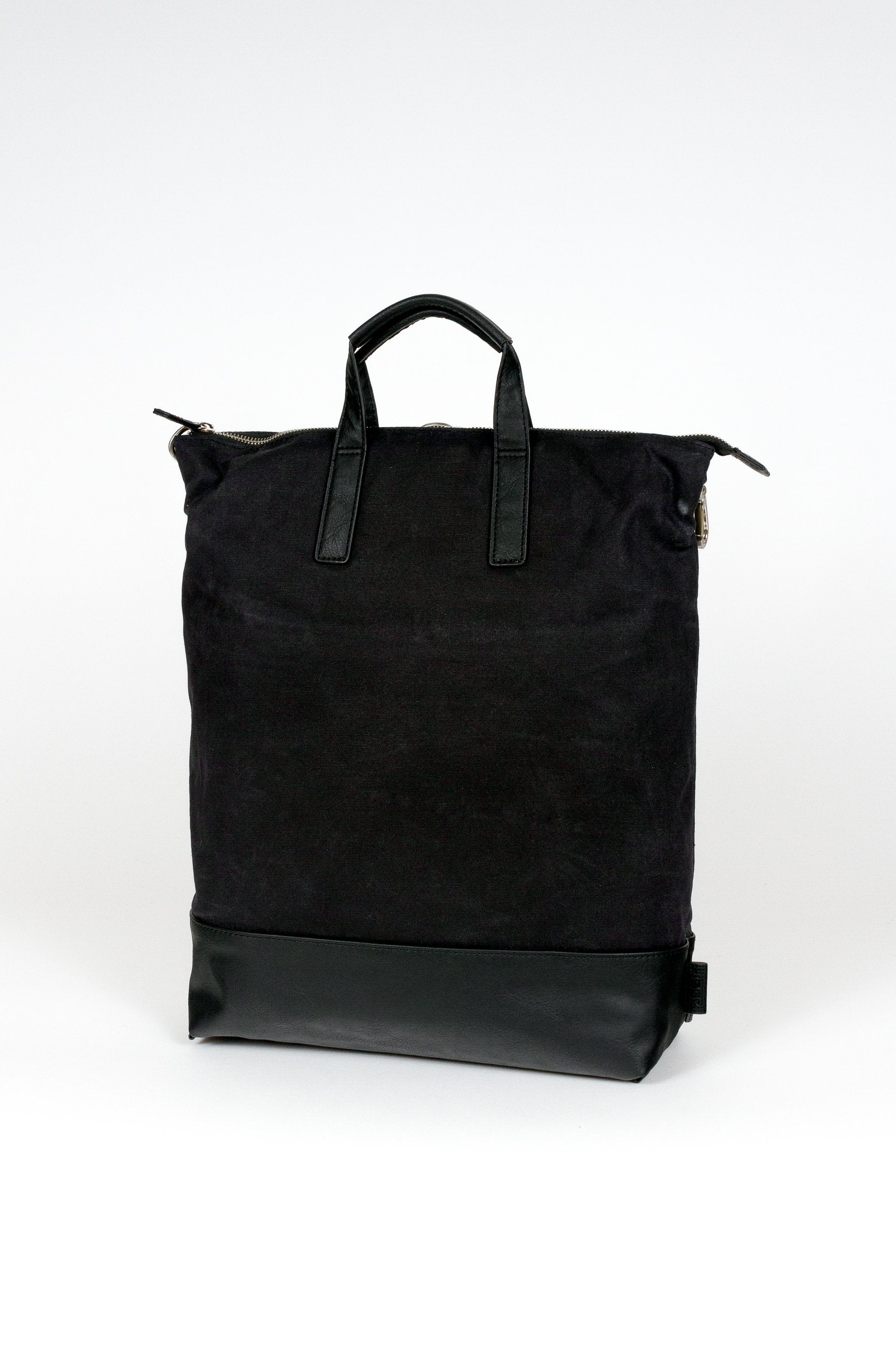 BEON.COM.AU The Jost Göteborg X-Change Small vegan 3-in-one tote bag. Made from cotton, linen and bast, waxed finish Main compartments, Inner compartments with organizer, zipper closure, Fits up to 15" Laptop and A4 documents Zip closure outer compartment Back strap and shoulder strap adjustable and rem... Jost at BEON.COM.AU