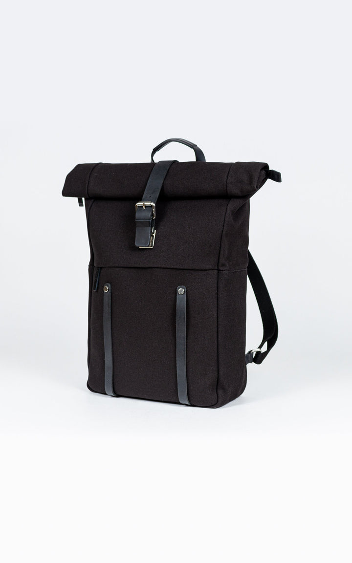 Buy online & save Lund Rolltop Backpack | Black |Jost |BEON.COM.AU The Jost Lund range are sturdy canvas bags with full grain leather trims, all made in Europe from premium European leathers and fabrics. Bags Jost at BEON.COM.AU