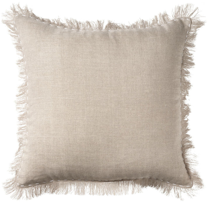 Linen Marseille 50x50 Cushions 100% Linen. Embroidered. Frayed Edging. by Paloma Living Australia
Buy now at BEON