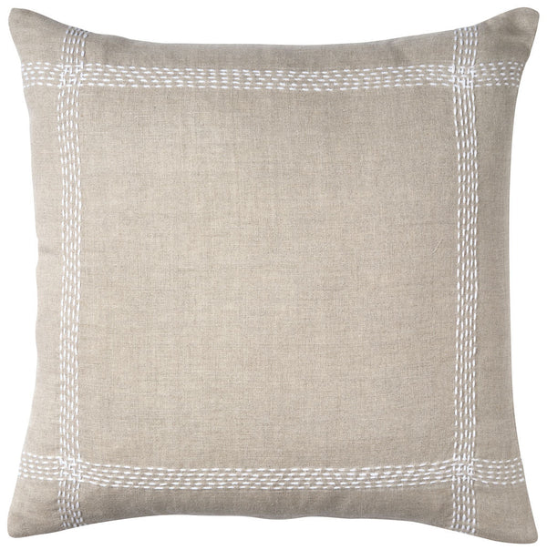 Linen Sorrento Sand 50x50 Cushions 100% Linen. Embroidered. Knife Edge. by Paloma Living Australia
Buy now at BEON