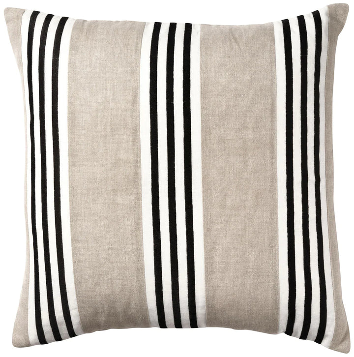 Linen Maison Stripe 50x50 Cushions 100% Linen. Embroidered. Knife Edge. by Paloma Living Australia
Buy now at BEON