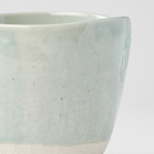 Lopsided Tea Mug 200ml in Tomei Blue - Made in Japan