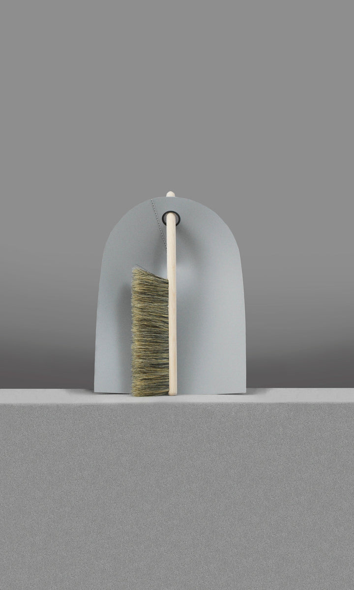 NORMANN COPENHAGEN | Dustpan & Broom - Light Grey | Dustpan & Broom | BEON.COM.AU