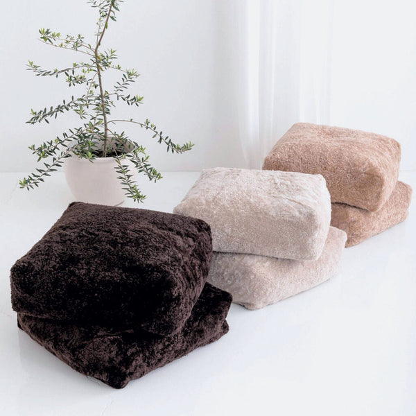 Buy and Save on Moroccan Sheepskin Floor Cushion Floor Cushions | Add a touch of warmth and luxury to your home with our Moroccan Floor Cushions. Choose between three beautiful modern colours, or mix-and-match to transform an interior space into a sacred