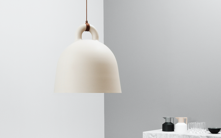 NORMANN COPENHAGEN | Bell Lamp - Sand (Multiple Sizes) | Ceiling Pendants | BEON.COM.AU