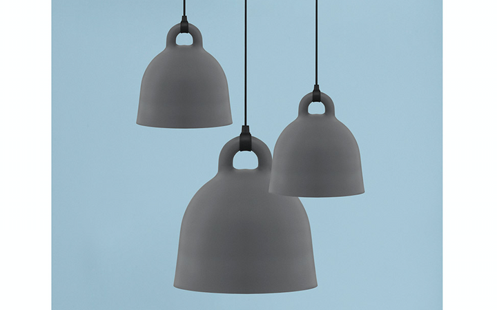 NORMANN COPENHAGEN | Bell Lamp - Grey (Multiple Sizes) | Ceiling Pendants | BEON.COM.AU