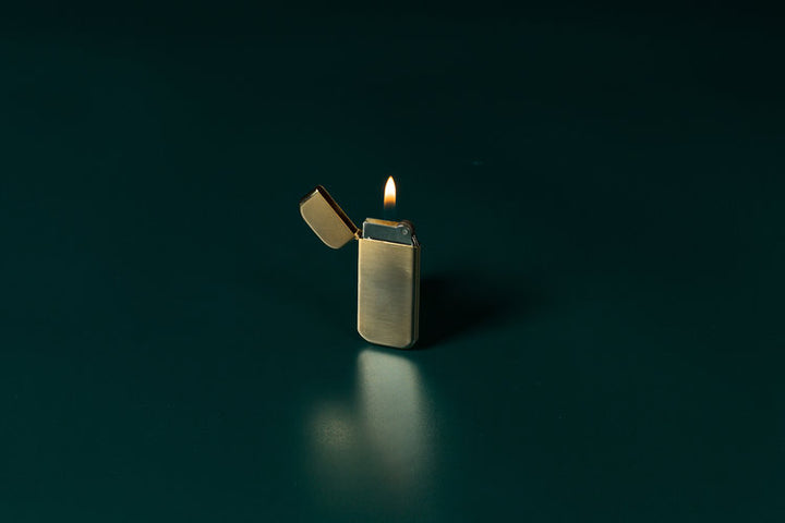 Buy online & save Japanese "Paper" Lighter |Subtle Bodies |BEON.COM.AU Brass lighters from heritage brand Tsubota Pearl"Paper" requires butane gas lighter fuel to operate.Due to shippiung regulations, all our lighters are shipped empty so fuel must be purchased seperatly.Made in Japan Lighters Subtle Bodies at BEON.COM.AU