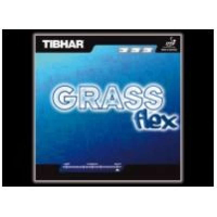 Buy & Save on Tibhar Grass Flex P/Out Rubber | Tibhar Grass Flex P/Out Rubber TIBHAR GRASS FLEX Ê Thanks to a soft sponge, this half-long pimple offers a very good control during return of service, the block game and delivers disturbing returns. In the 1.3 and 1.6 mm versions this rubber will enable you to carry out disturbing returns against your opponent. The OX version is particularly adapted to a defensive game and gives exceptional sensation; it is ideal for playing both close to the table and also def