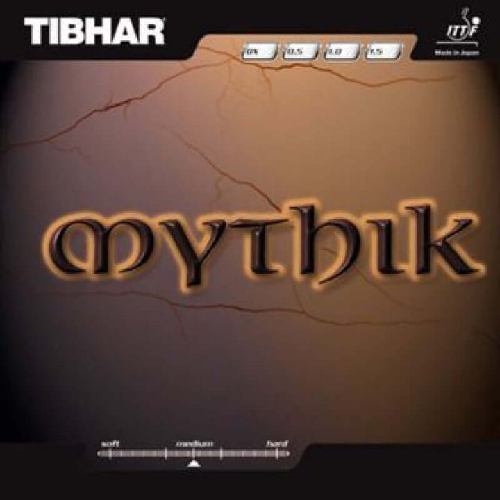 Buy & Save on Tibhar Mythik Rubber | Tibhar Mythik Rubber Tibhar Mythik is a polyvalent long-pimple rubber. The relative soft pimples offer high control and the possibility to realise extreme undercuts and variation in a defence game distant from the table. Speed:57 Control:92 Spin:85 | Tibhar at BEON