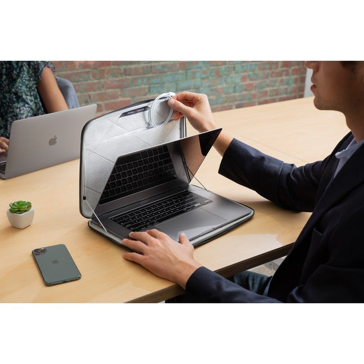 Buy online & save SuitCase for MacBook Pro/Air 13-inch |Twelve South |BEON.COM.AU Minimal design. Maximum style. Meet SuitCase for MacBook.SuitCase for MacBook is a handsome, quilted, hard case enveloped in a premium water-resistant twill. Beyond the elegant exterior is a thermoform shell that securely protects your MacBook. When all you need is your MacBook for an off-site me... Twelve South at BEON.COM.AU
