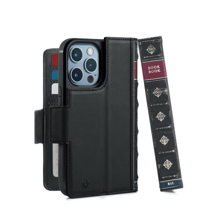 Buy online & save BookBook for iPhone 13 Pro - Black |Twelve South |BEON.COM.AU Hooked on BookBook? Check out the next chapter.It’s here. A fresh version of our legendary BookBook, now compatible with Apple MagSafe Charger and your favorite MagSafe accessories. BookBook for iPhone streamlines your everyday carry by combining a wallet and iPhone case into a little luxurious l... Twelve South at BEON.COM.AU