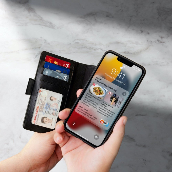 Buy online & save BookBook for iPhone 13 Pro Max - Black |Twelve South |BEON.COM.AU Hooked on BookBook? Check out the next chapter.It’s here. A fresh version of our legendary BookBook, now compatible with Apple MagSafe Charger and your favorite MagSafe accessories. BookBook for iPhone streamlines your everyday carry by combining a wallet and iPhone case into a little luxurious l... Twelve South at BEON.COM.AU