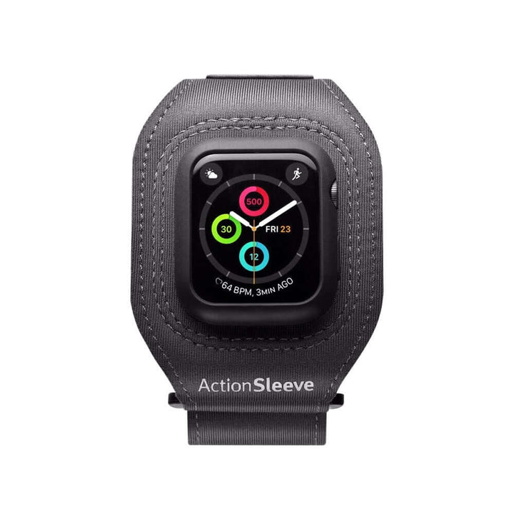 Buy online & save ActionSleeve 2 for Apple Watch 40mm - Grey |Twelve South |BEON.COM.AU Taking Apple Watch beyond the wrist. ActionSleeve 2 is a fabric armband that helps you expand the way you workout with Apple Watch by giving you the option to wear it wherever it’s most comfortable, not just the wrist. When placed higher on your arm, ActionSleeve 2 still keeps the sensors on Appl... Twelve South at BEON.COM.AU