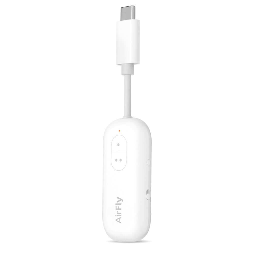 BEON.COM.AU AirFly with USB-C is the missing link between wireless headphones and USB-C enabled devices. AirFly with USB-C is a wireless headphone adapter that lets you use your favourite wireless headphones or earbuds to your USB-C enabled device. Plug this tiny transmitter into a headphone jack to listen t... Twelve South at BEON.COM.AU