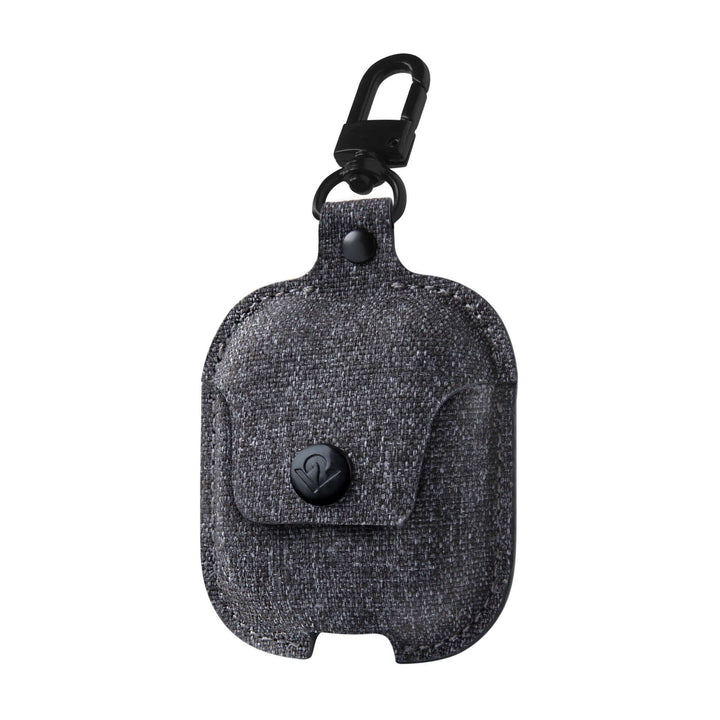 Buy online & save AirSnap Twill for AirPods - Smoke |Twelve South |BEON.COM.AU Carry (and protect) your AirPods in style. Slip your AirPods Charging Case into AirSnap to keep your pricey ear buds safe and sound but still easily accessible. Hook the built-in swivel clip to your backpack or bag and you'll never have to search for where you left your AirPods again! When yo... Twelve South at BEON.COM.AU