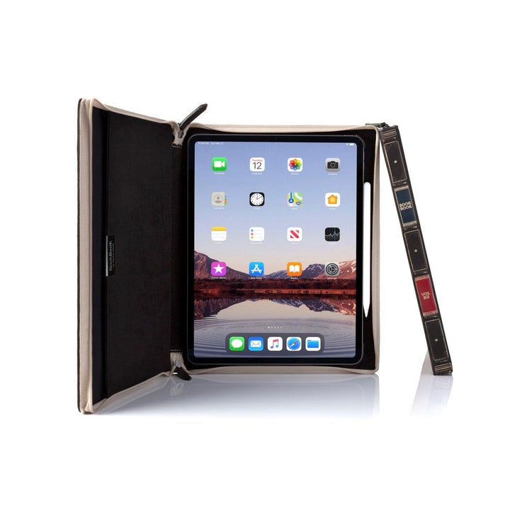 Buy online & save BookBook vol 2 - iPad Pro 12.9 (3rd/4th Gen) - Brown |Twelve South |BEON.COM.AU Full-function vintage leather case for iPad ProBookBook for iPad Pro is a gorgeous leather case designed to fit iPad Pro like a glove. Each BookBook is a handmade, one-of-a-kind, hardback leather case designed to protect and enhance your iPad Pro experience. When your work is done, know that your... Twelve South at BEON.COM.AU