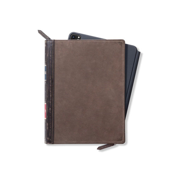 Buy online & save BookBook Cover - iPad Pro 12.9 - Brown |Twelve South |BEON.COM.AU iPads + Apple keyboard users, this is your BookBook BookBook Cover for iPad is a handcrafted genuine leather cover for  iPad and its attached keyboard, like the Apple Smart Keyboard Folio or Magic Keyboard. Tucked inside this cover that looks like a vintage book, your iPad and keyboard are protec... Twelve South at BEON.COM.AU