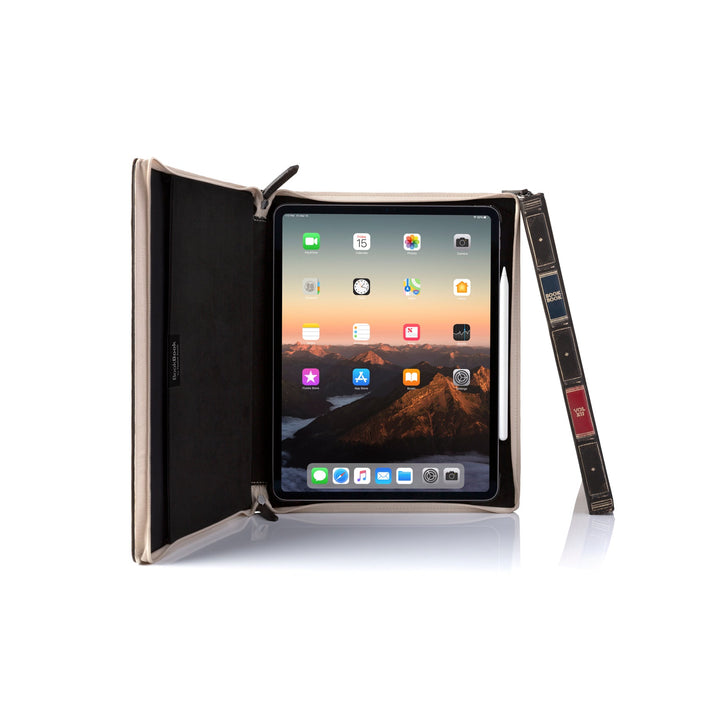 Buy online & save BookBook vol 2. - iPad Pro 12.9" (3rd Gen) |Twelve South |BEON.COM.AU Designed for the latest chapter in iPad history.BookBook for iPad is a gorgeous leather case designed to fit the family of iPads like a glove. Each BookBook is a handmade, one-of-a-kind, hardback leather case designed to protect and enhance your iPad experience. When your work is done, know that ... Twelve South at BEON.COM.AU