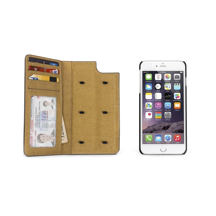 Buy online & save BookBook for iPhone 6/6s Plus - Brown |Twelve South |BEON.COM.AU Three stories. One incredible BookBook.BookBook for iPhone 6/6s Plus is an all-new wallet case, hands-free stand and removable shell – wrapped up in one gorgeous, vintage leather book. BookBook has pockets to hold your ID, cards and cash. It now folds into a display stand for hands-free FaceTime ... Twelve South at BEON.COM.AU