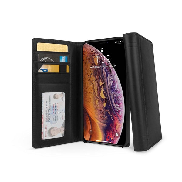 Buy online & save Journal for iPhone XS Max - Black |Twelve South |BEON.COM.AU Luxury protection for the world's best phone.Presenting Journal for iPhone, Twelve South’s finest, most luxurious iPhone case ever. Wrap your hand around this handsome folio and all you feel is the warmth of full-grain, hardwearing leather. Even the composite shell that holds iPhone has a bea... Twelve South at BEON.COM.AU