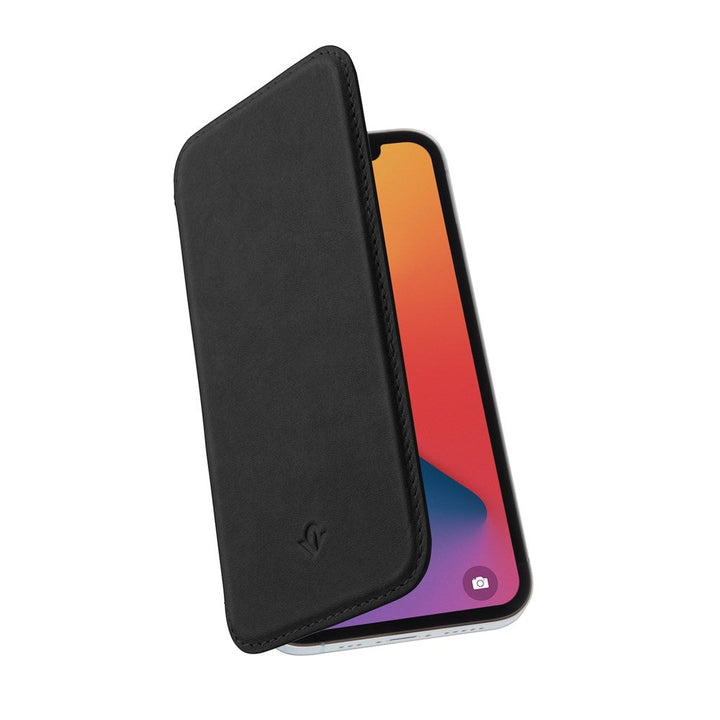 Buy online & save SurfacePad for iPhone 12 Mini - Black |Twelve South |BEON.COM.AU Don’t call it a case...Feather light and razor thin, SurfacePad for iPhone 12 is a beautifully slim leather cover designed to shield the front and back of your phone from scratches. Inside this Napa leather jacket are two cards slots for all-in-one convenience. And yes, SurfacePad is fully MagSaf... Twelve South at BEON.COM.AU