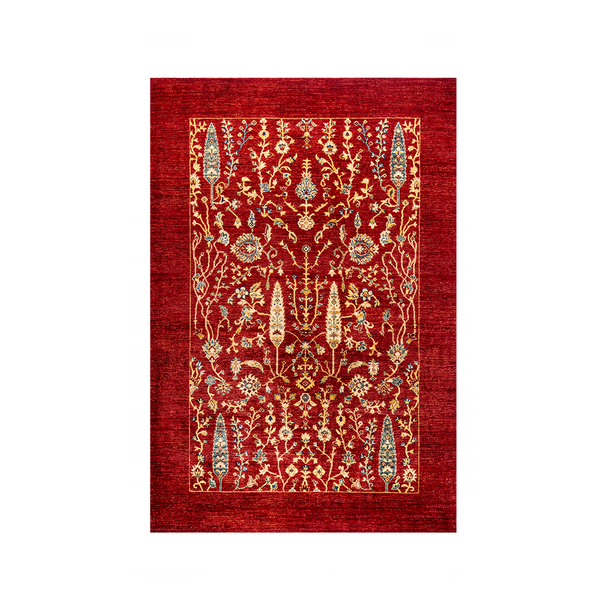 Buy Authentic Afghan Fine Ariana Chobi Afghan Rugs made in Afghanistan at BEON | Size: 172x224cmFoundation: CottonPile: Handspun WoolShape: Rectangular Hand knotted and meticulously crafted by Afghan artisans in Afghanistan, this stunning Ariana Chobi rug