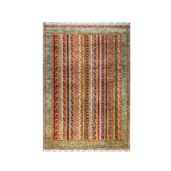 Buy Authentic Afghan Fine Ariana Chobi Afghan Rugs made in Afghanistan at BEON | Size: 207x301cmFoundation: CottonPile: Handspun WoolShape: Rectangular Hand knotted and meticulously crafted by Afghan artisans in Afghanistan, this stunning Ariana Chobi rug