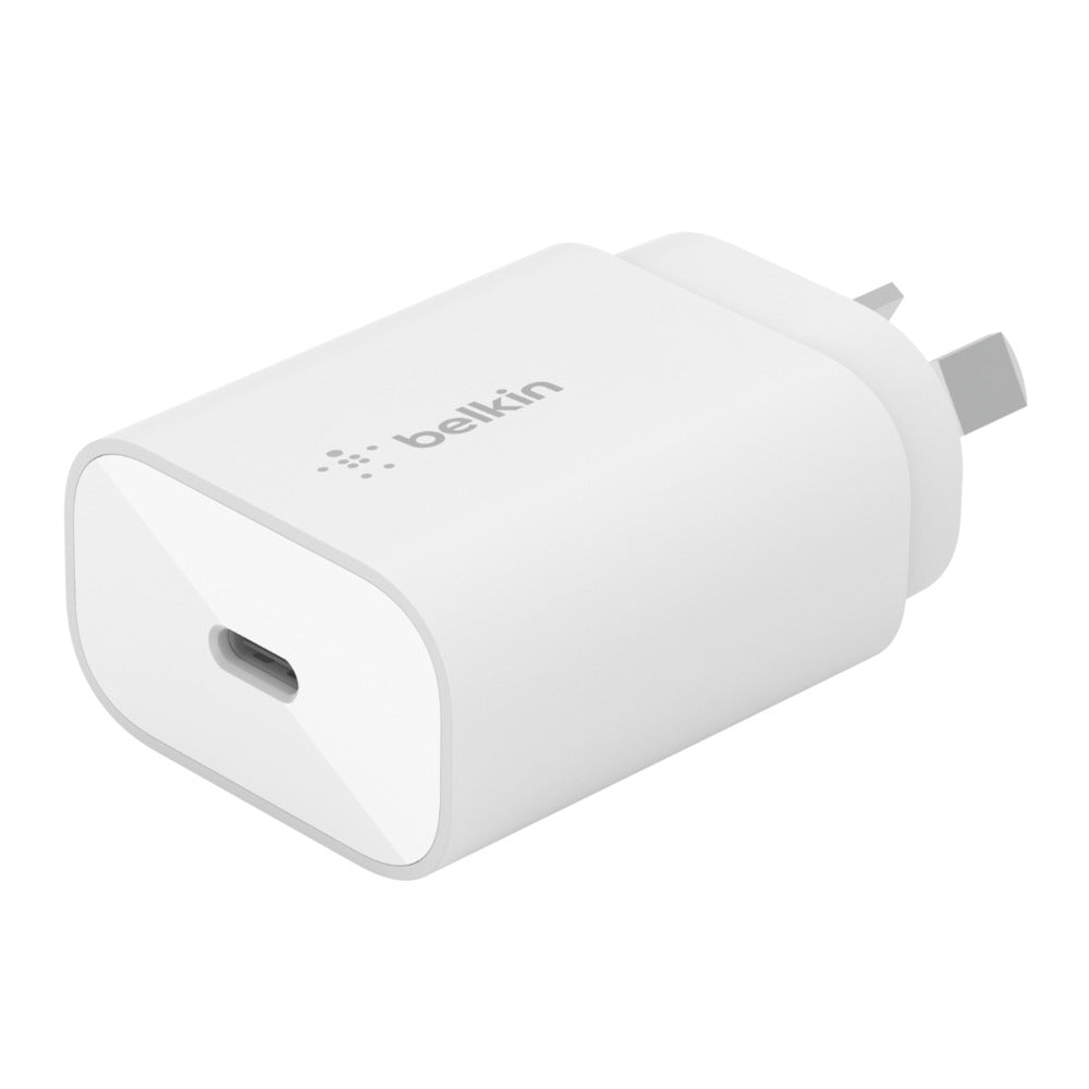Belkin Boost Charge USB-C PD 3.0 PPS Wall Charger 25W - White WCA004AUWH Belkin