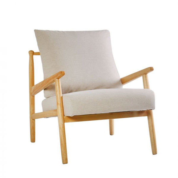 Amalfi Grange Chair White/Beige/Walnut 65.5x77x81.5cm AMFU23 Amalfi’s beauty centres on its diversity – there are unique pieces to suit every taste. Decorative chairs are the perfect accessories to enrich any corner of the home. This Grange Chair is both