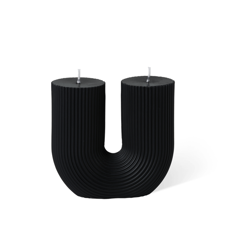 Curl Curl Candle - Black Pillar Candle Available at BEON | Curl Curl is the name of a beach in Sydney. The word Curl Curl may have been derived from a Dharuk Aboriginal phrase curial curial, meaning river of life. The shape of the Curl Curl candle is insp