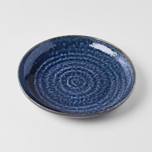 Save on Midnight Blue Dinner Plate Made in Japan at BEON. 24.5cm diameter x 4cm height Dinner plate in Midnight Blue designFeaturing a dark indigo gloss with subtle brown undertones. The glaze runs over a pattern of concentric circles. It works in perfect harmony with the rustic shapes made by the kiln. These are great as dinner plates for every day use or use for serving plates at dinner parties.Handcrafted in JapanDishwasher and microwave safe